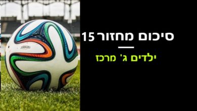 Photo of ילדים ג' סיכום מחזור15