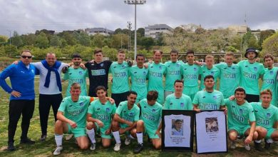 Photo of קבוצת הנוער של אריאל חוגגת עליית ליגה